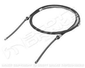 67-70 Parking Brake Cables for Rear Disc Brakes