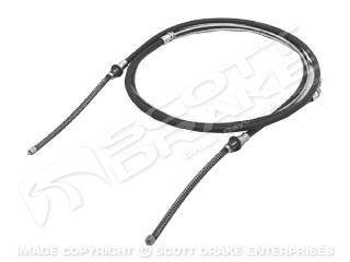 67-70 Parking Brake Cables for Rear Disc Brakes