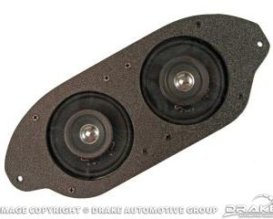 64-66 Dual Dash Speakers (3inch Dual Cone)
