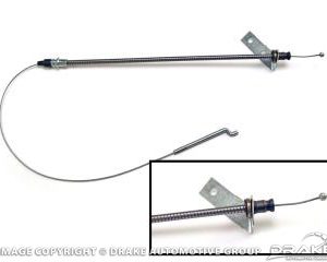 67-68 Concours Front Parking Brake Cable Assembly