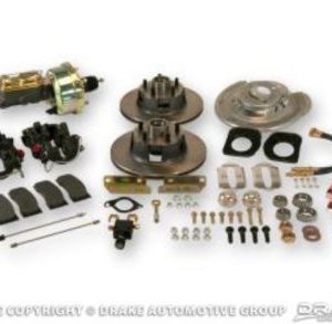 64-66 Disc Brake Conversion Kit with Master Cylinder (V8, 4 piston, non-slotted rotors, power, automatic