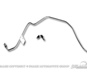 64-6 Front to Rear Brake Line (Front Drum-Stainless)