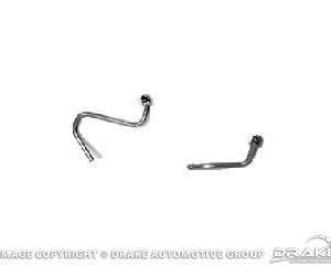 64-65 Stainless Power Brake Booster Vacuum Lines (260,289)
