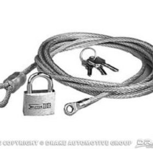 CAR COVER CABLE WITH LOCK