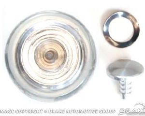 68-73 Window Crank Knob (Clear/Silver)