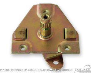 thumbnail image 2 of 68-73 Ford Mustang Door Window Handle Cover Plate – Brushed Finish, New 2 of 6