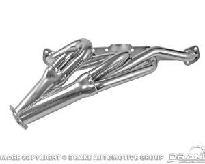 64-73 High Performance 6 Cylinder Header - Single outlet, nickel plated, fits 170, 200, 250
