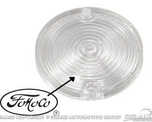 64-68 Back-Up Lamp Lens (With FoMoCo Logo)