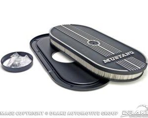 Cobra Oval Air Cleaners (Mustang logo )