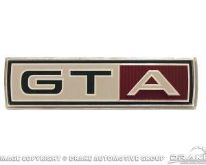 67 Fender "GT" Emblems (Automatic)