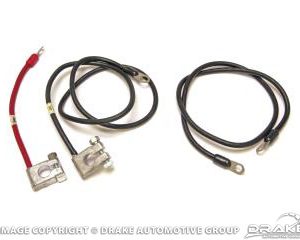 70-71 Concours Battery Cable Set (6 Cylinder)