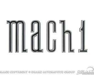 1970 Mach 1 Rocker Emblem Set