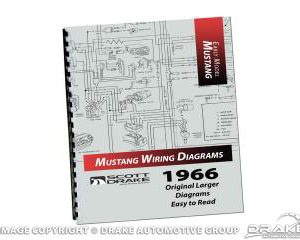 1966 Mustang Wiring Diagram Manual (Large Format)
