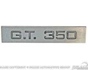 65-66 GT Tail Light Panel Emblem