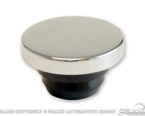Aftermarket Oil Caps (Chrome Push On, "OIL" Embossed on Top (No Grommet Required))