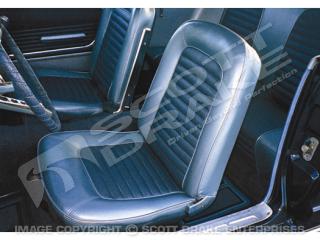 64-65 Full Set Coupe Upholstery (Standard, Black)