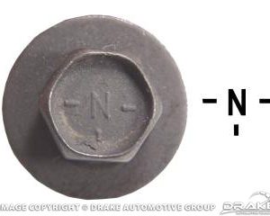 67-73 Small body bolt with Disc (Black with "N")