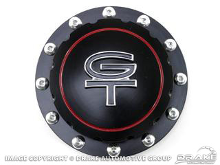 Billet Fuel Cap (Black, GT Emblem)