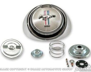 1967 Ford Mustang Pop-Open Gas Cap With Black GT Emblem – Classic Style