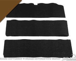 65-68 Fold-Down Seat Carpet (Dark Brown)