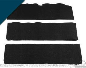 65-68 Fold-Down Seat Carpet (Dark Blue, 80/20)