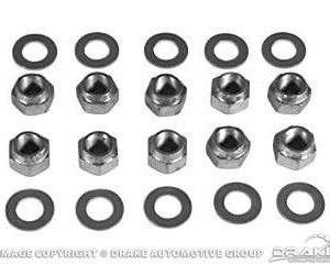 64-73 Rear End Housing Nut And Washer Kit (20 Piece)