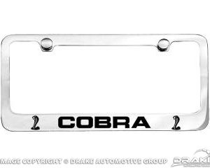 Cobra license frame