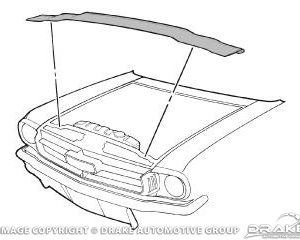64-70 Radiator Support to Hood Seal