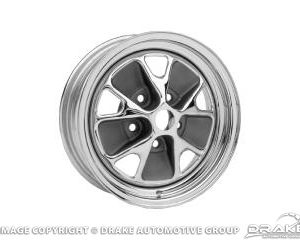 65-67 Styled Steel Wheel (14x7 Chrome Rim)