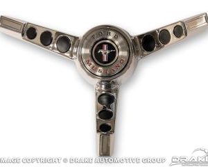 65-66 Standard Wheel Horn Button (Alternator)