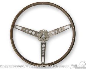 65-66 Deluxe Steering Wheel (Wood)