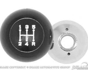 65-66 Shift Knob with 5 Speed Pattern