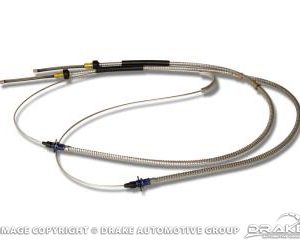 66 Rear brake cable - concours OEM