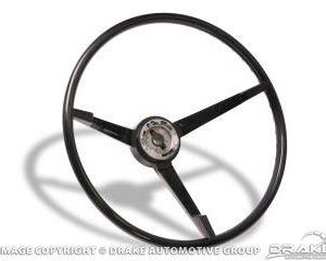 65-66 Standard Steering Wheel (Black)