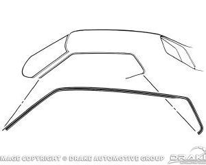 69-70 Coupe Roof Rail Seal