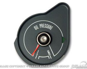 70 Oil pressure gauge/gray