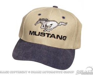 Mustang Hat (Blue & Khaki)