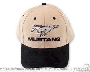 Mustang Hat (Black & Tan)