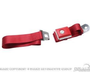Push button Seat belt (Dark Red)