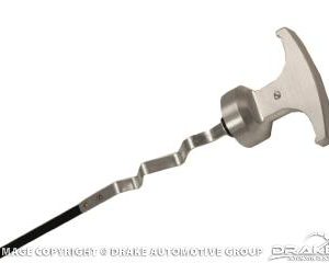 65-73 Mustang Transmission Dipstick Handle (Billet) w/ Stick